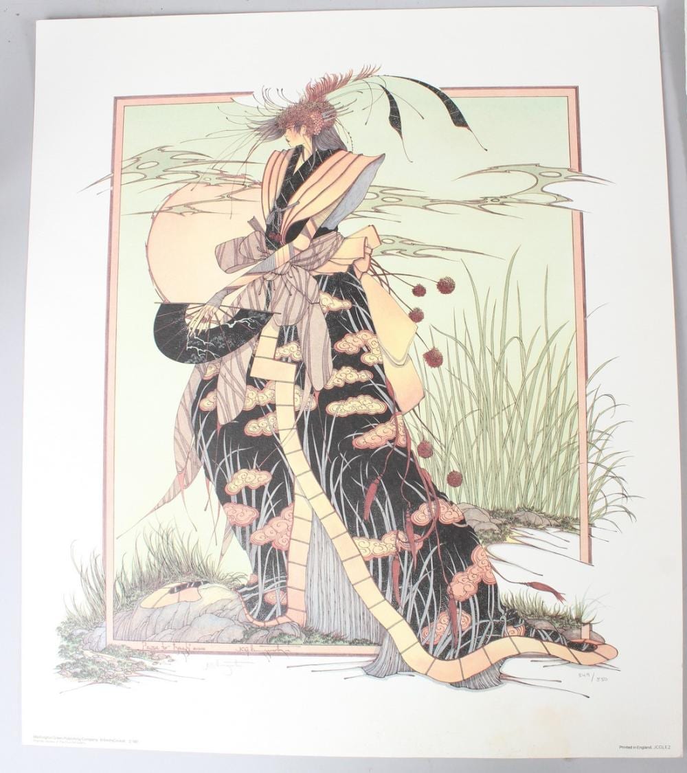 Graham Illingworth comparable auction result: graham illingworth 1953 covert glance pause for thought mardi gras three silkscreen prints each si