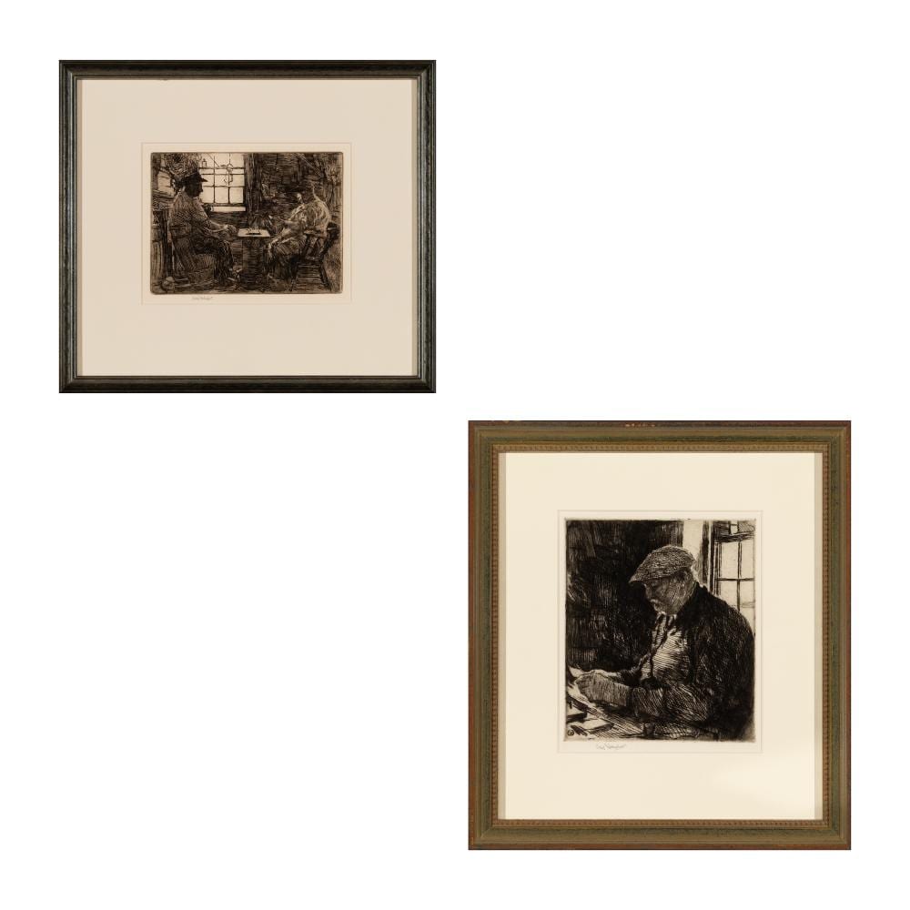 Sears Gallagher comparable auction result: sears gallagher am 1869 1955 two works