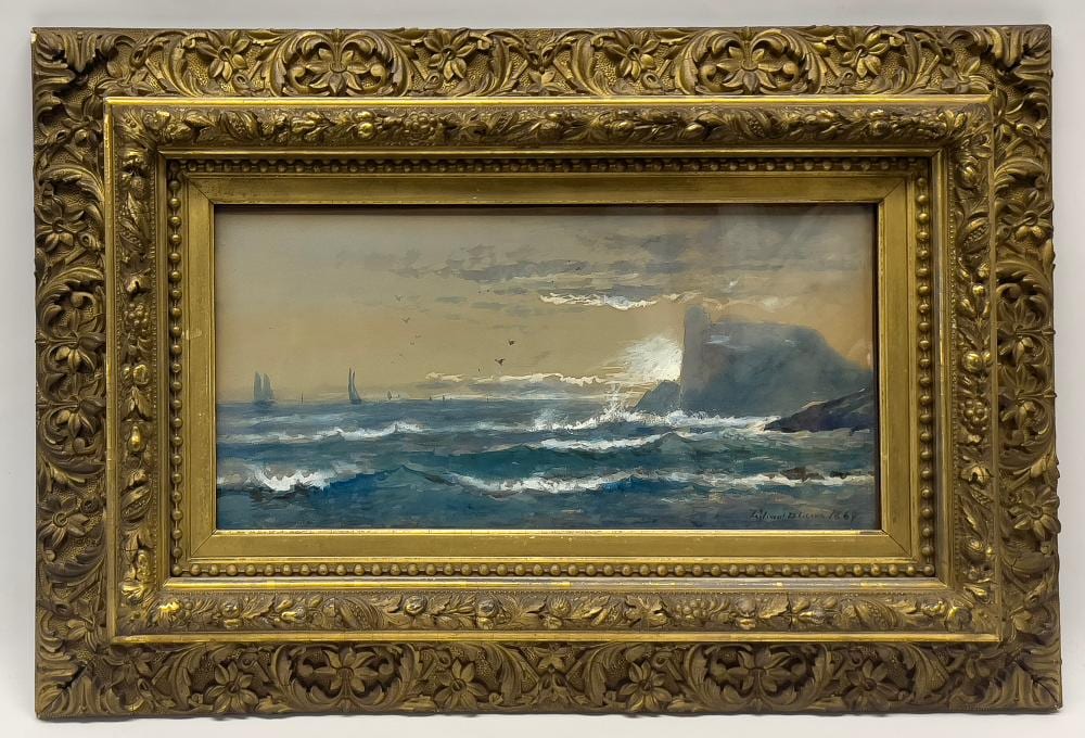 Edmund Darch Lewis comparable auction result: edmund darch lewis american pennsylvania 1835 1910 gouache