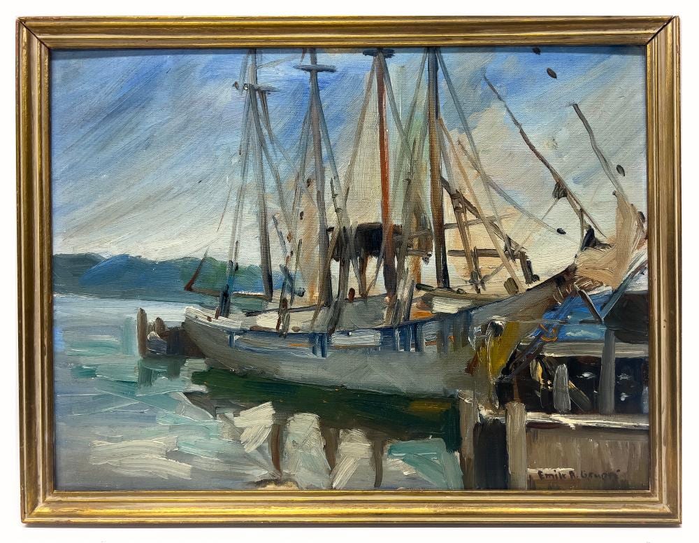 Emile Albert Gruppe comparable auction result: emile albert gruppe american massachusetts 1896 1978 oil painting