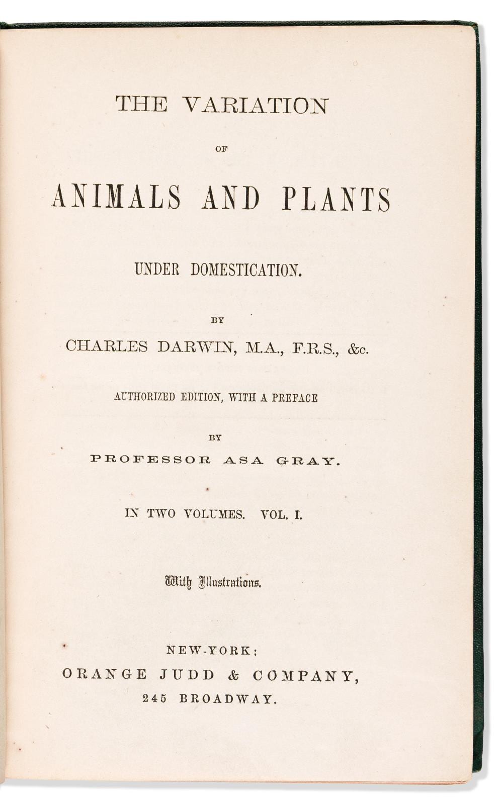 Charles Darwin comparable auction result: charles darwin 1809 1882 four titles in six volumes
