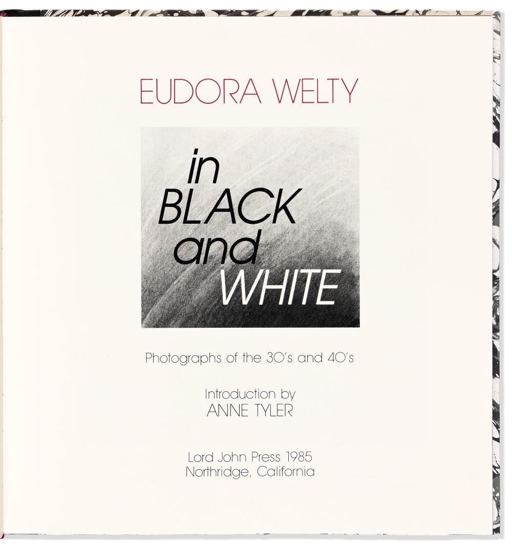 Eudora Welty comparable auction result: eudora welty 1909 2001 anne tyler b 1941 intro in black and white signed limited edition