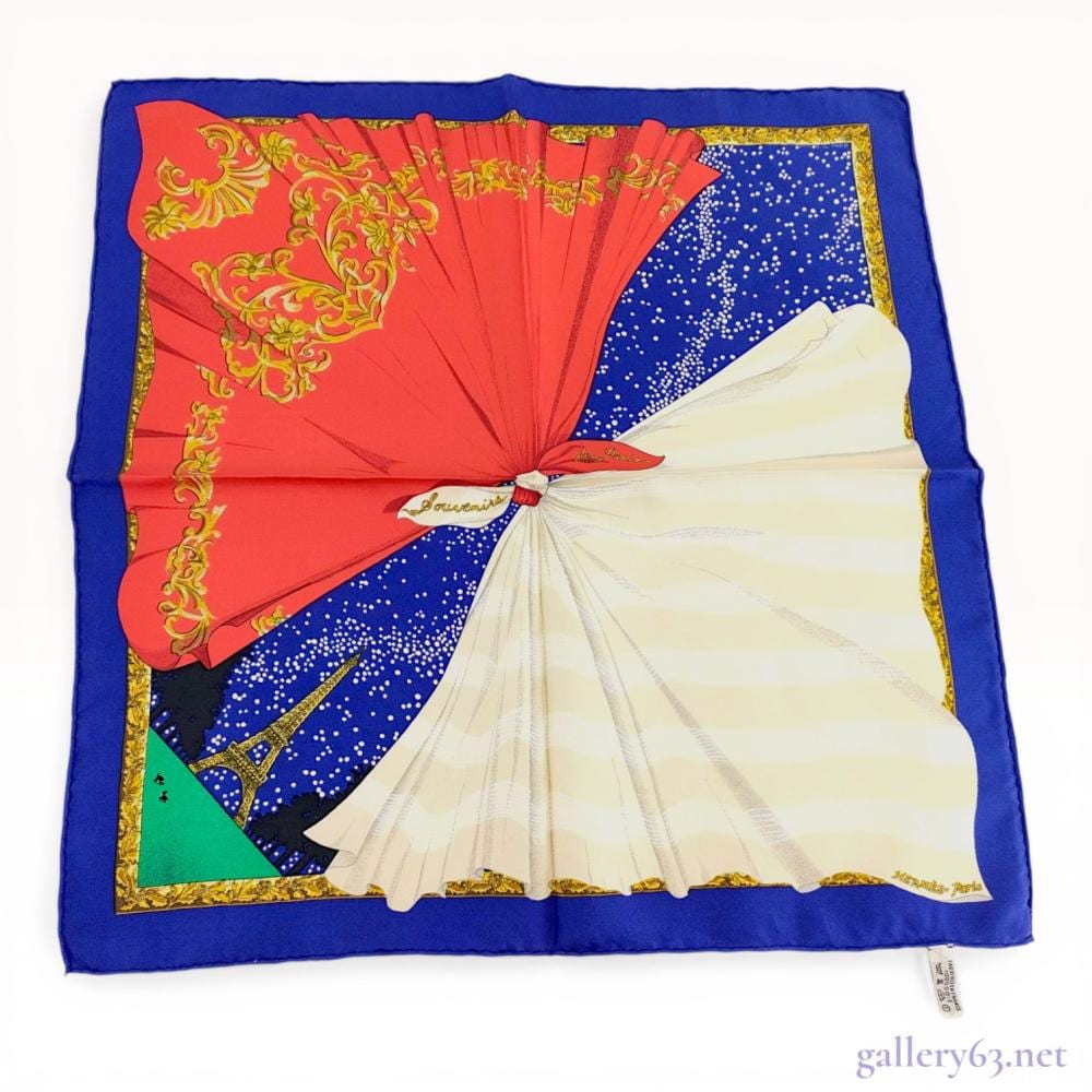 Hilton McConnico comparable auction result: herm s souvenirs de paris silk gavroche scarf by hilton mcconnico