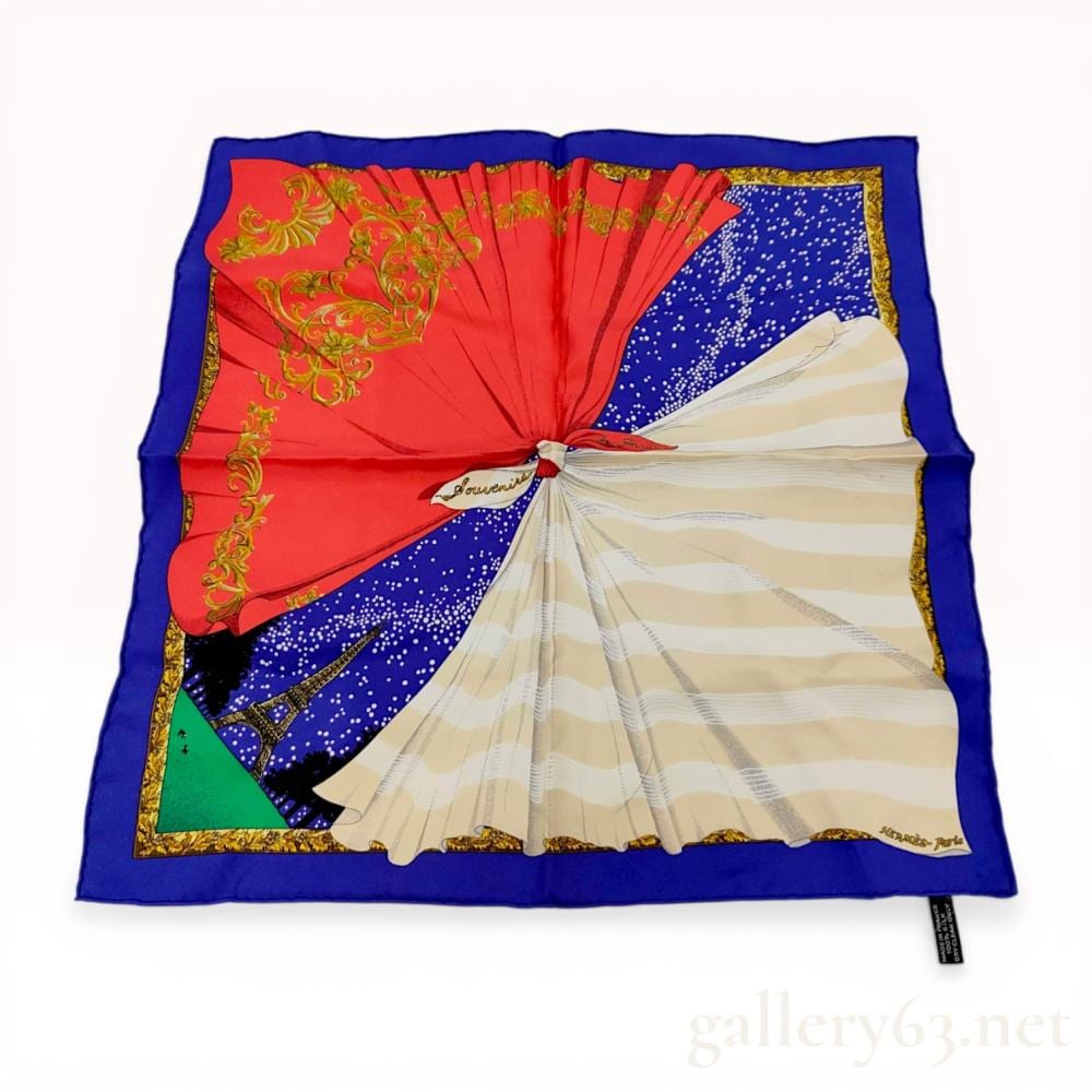 Hilton McConnico comparable auction result: herm s souvenirs de paris silk gavroche scarf by hilton mcconnico