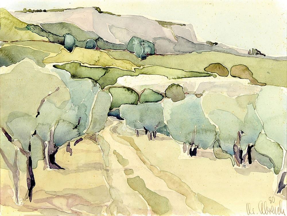 Christel Abresch comparable auction result: christel abresch 1931 sulzbach 2011 neustadt watercolor