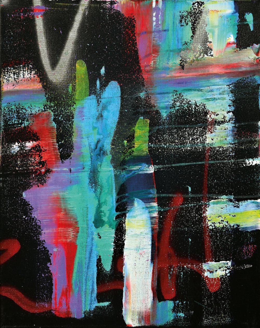 Karl Lagasse comparable auction result: karl lagasse born 1981 star 7 acrylic on canvas