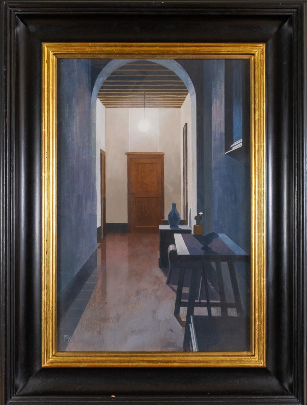 Peter Kelly comparable auction result: peter kelly british 1931 2019 the end of the corridor palazzo gonzaga