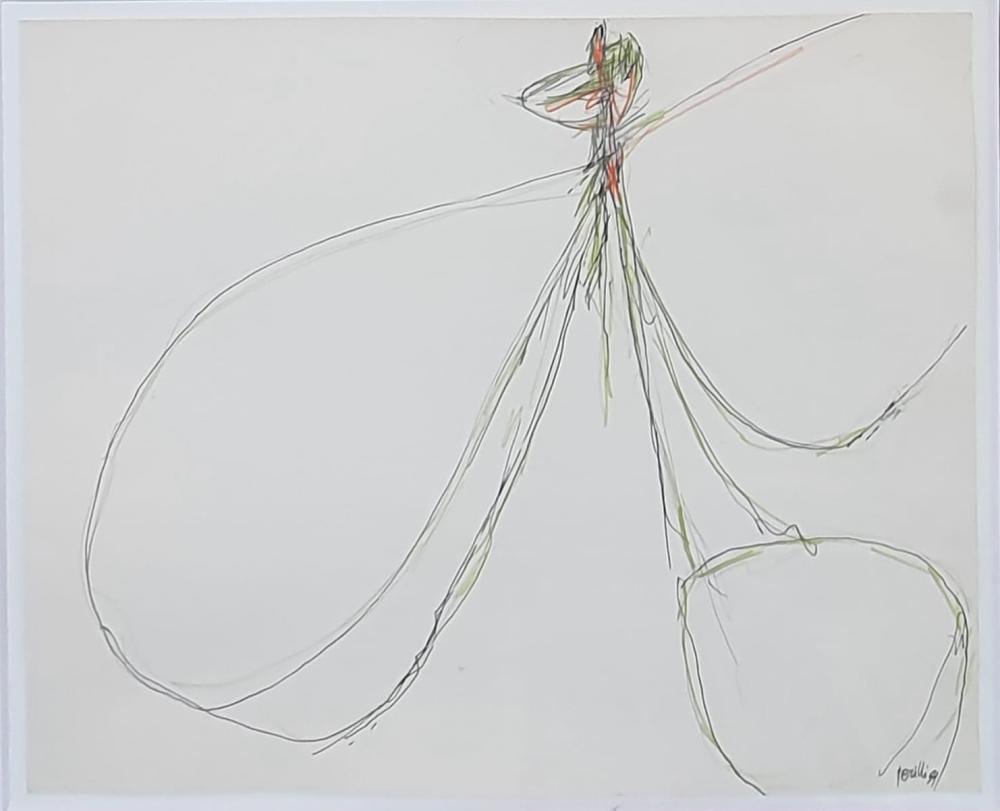 Achille Perilli comparable auction result: achille perilli senza titolo 1959