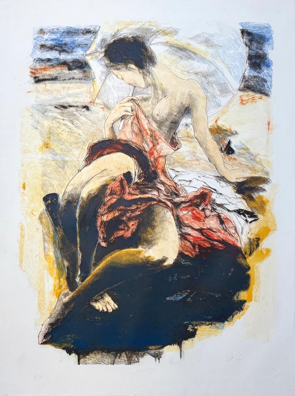 ennio calabria senza titolo · Felima Art Casa D'Aste · 2026-04-09 Ennio Calabria comparable auction result: ennio calabria senza titolo