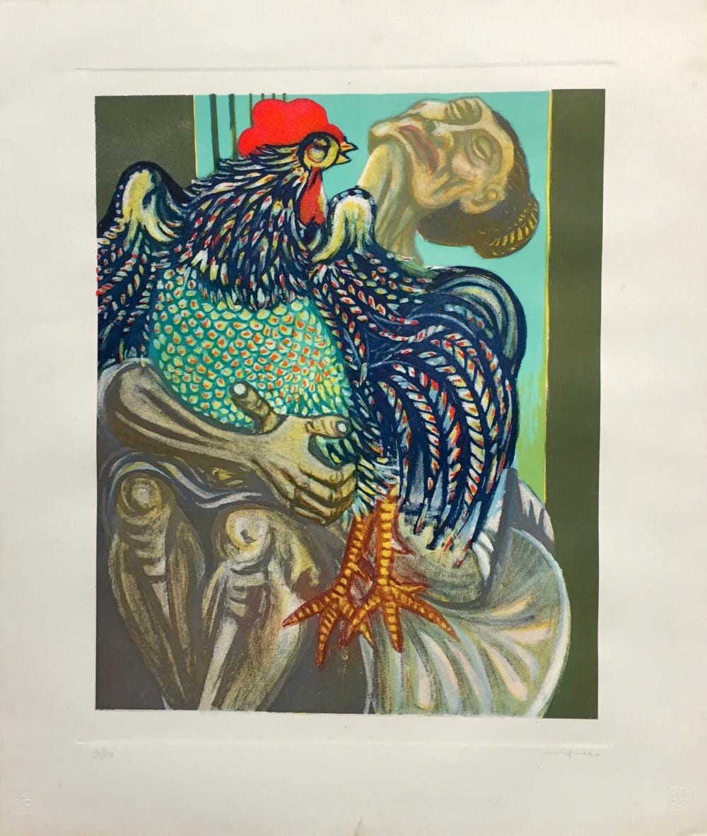 giuseppe migneco il gallo · Felima Art Casa D'Aste · 2026-04-09 Giuseppe Migneco comparable auction result: giuseppe migneco il gallo
