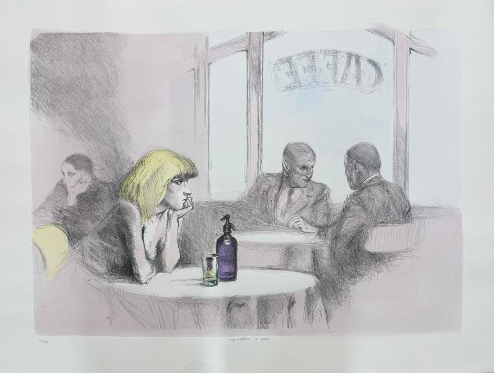 Alberto Sughi comparable auction result: alberto sughi caff