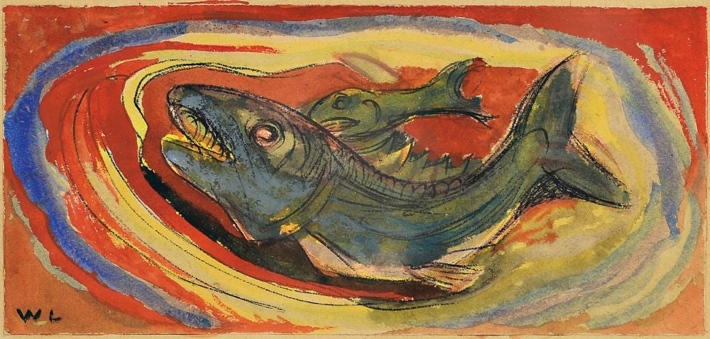Wilhelm Lachnit comparable auction result: wilhelm lachnit 1899 grid lake near dresden 1962