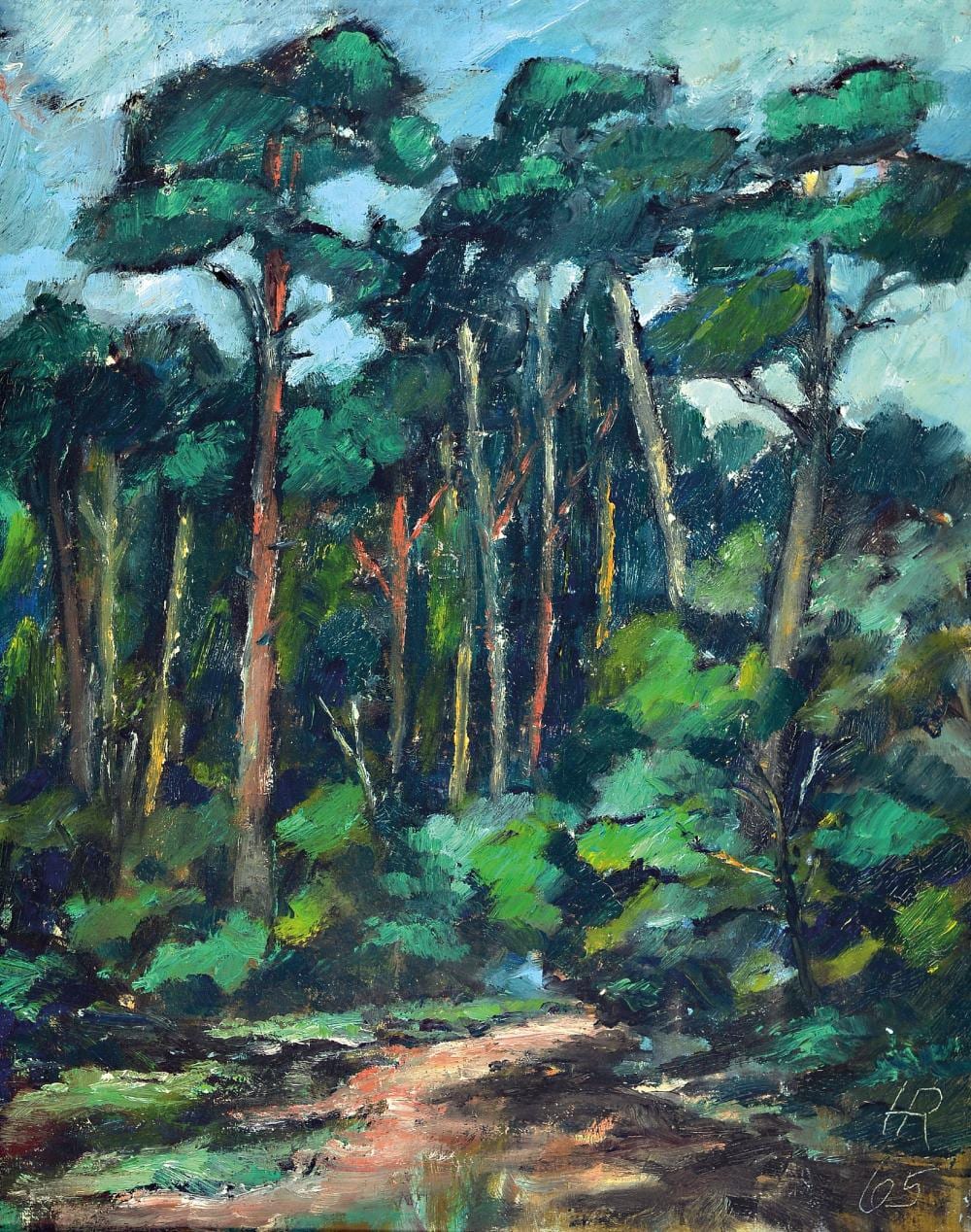 Heinz Reiss comparable auction result: heinz reiss 1923 ha loch 2008 atmospheric landscape