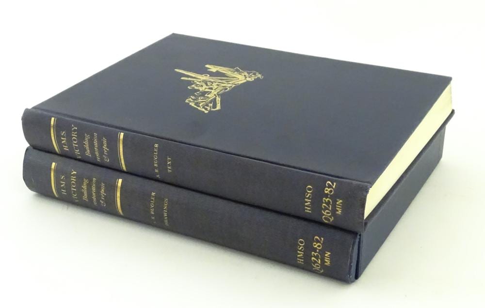 Artur José Loureiro comparable auction result: book h m s victory building restoration repair text drawings by ar