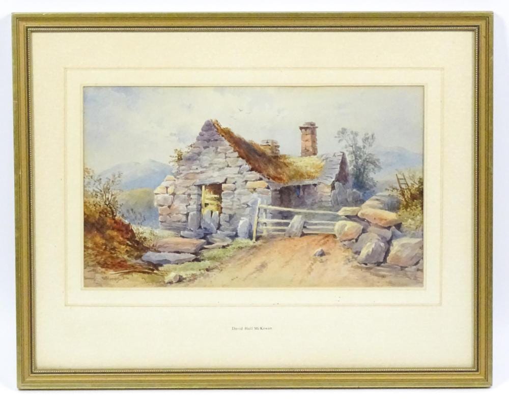 David Hall McKewan comparable auction result: david hall mckewan 1817 1873 watercolour a highland landscape scene wit