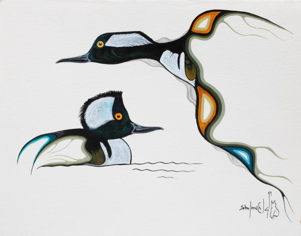 John Lonechild comparable auction result: john lonechild duck profiles
