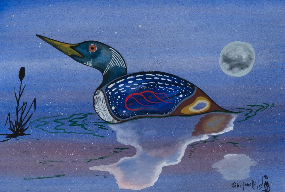 John Lonechild comparable auction result: john lonechild loon