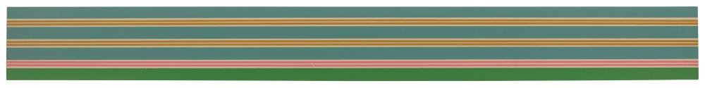 Kenneth Noland comparable auction result: kenneth noland 1924 2010 twin planes sheet 6 x 59 in 159 1499 mm