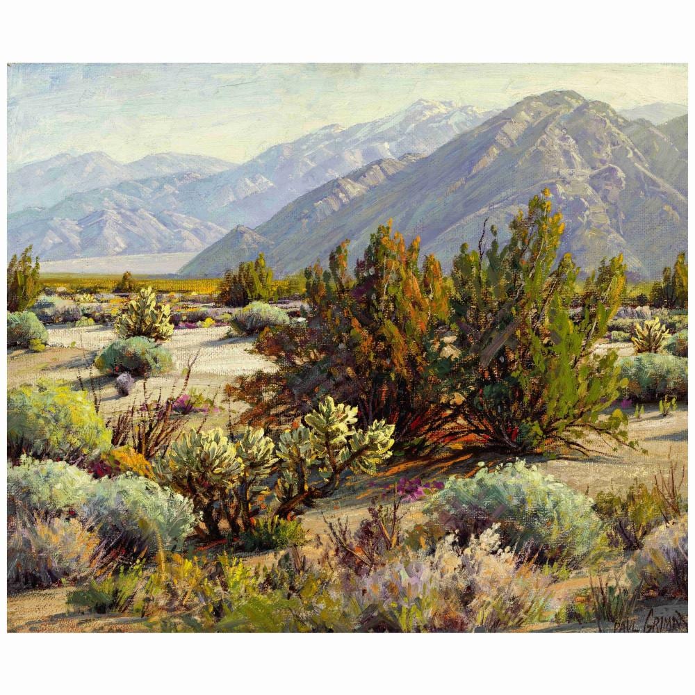 Paul Grimm comparable auction result: paul grimm 1891 1974 desert growth 20 x 24 in painted in 1941