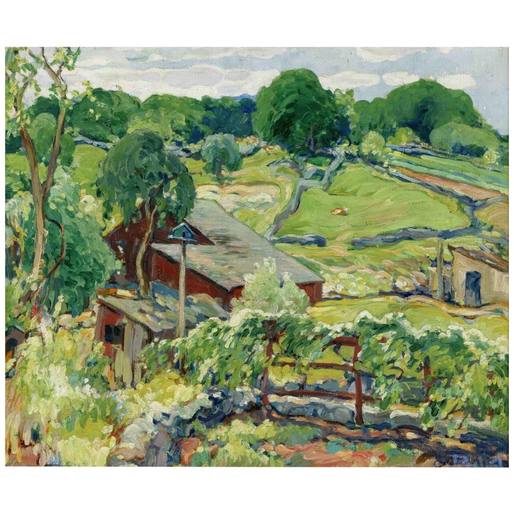 Charles Reiffel comparable auction result: charles reiffel 1862 1942 seir hill norwalk connecticut 20 x 24 in
