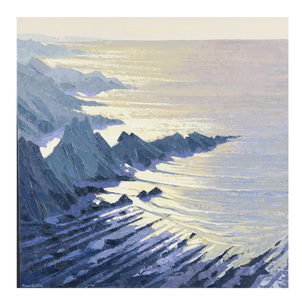 Alan Cotton comparable auction result: alan cotton british born 1936 devon hartland coastline