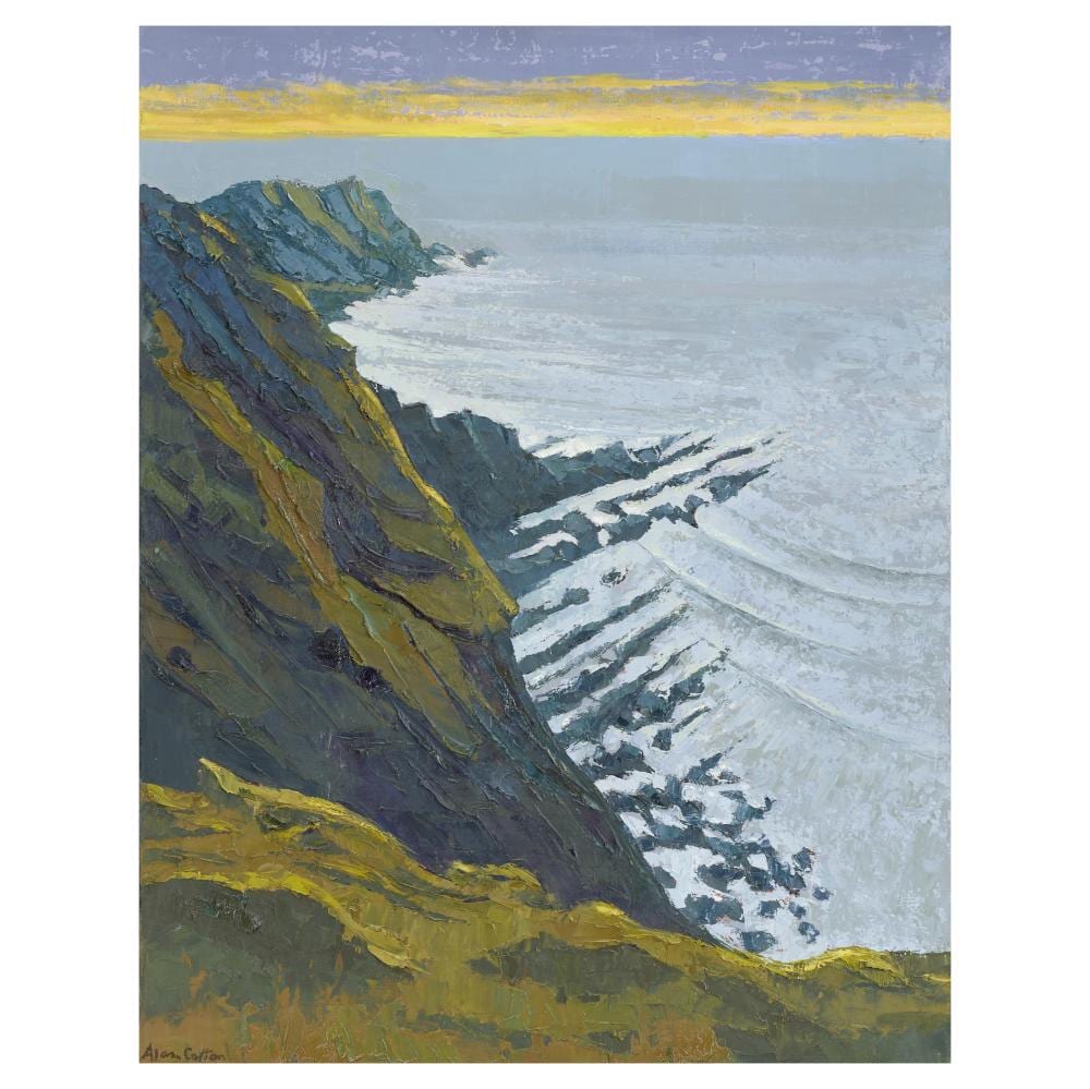 Alan Cotton comparable auction result: alan cotton british born 1936 devon evening sky at hartland