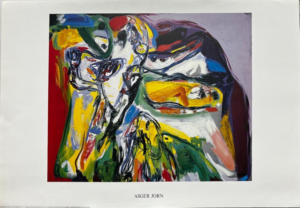 Asger Jorn comparable auction result: asger jorn la joie d etre 1969