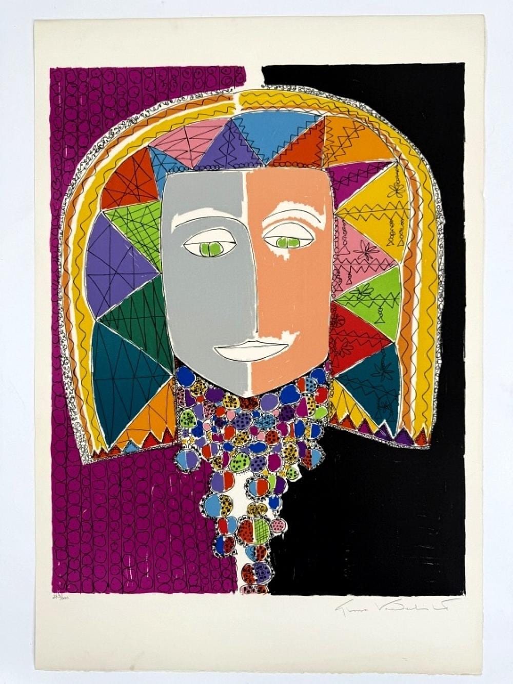 Gloria Vanderbilt comparable auction result: gloria vanderbilt 1924 2019 signed lithograph