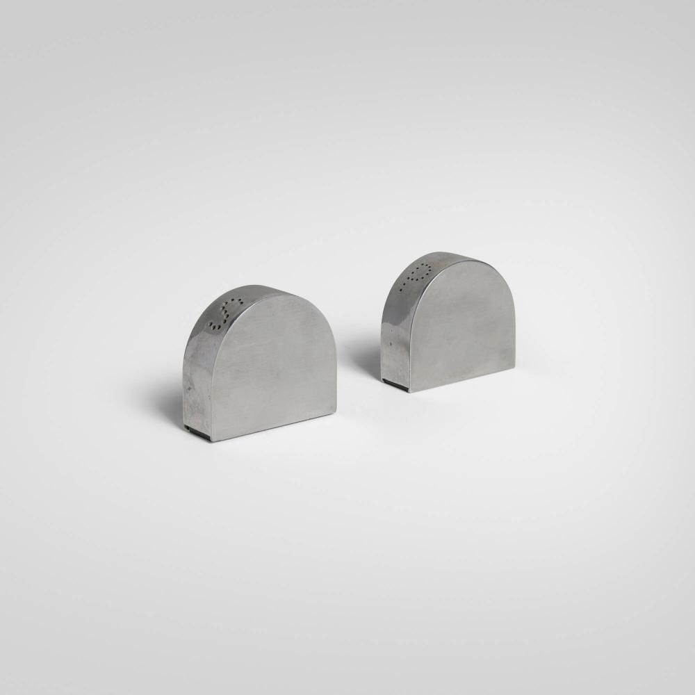 William Lescaze comparable auction result: william lescaze duet salt and pepper shakers