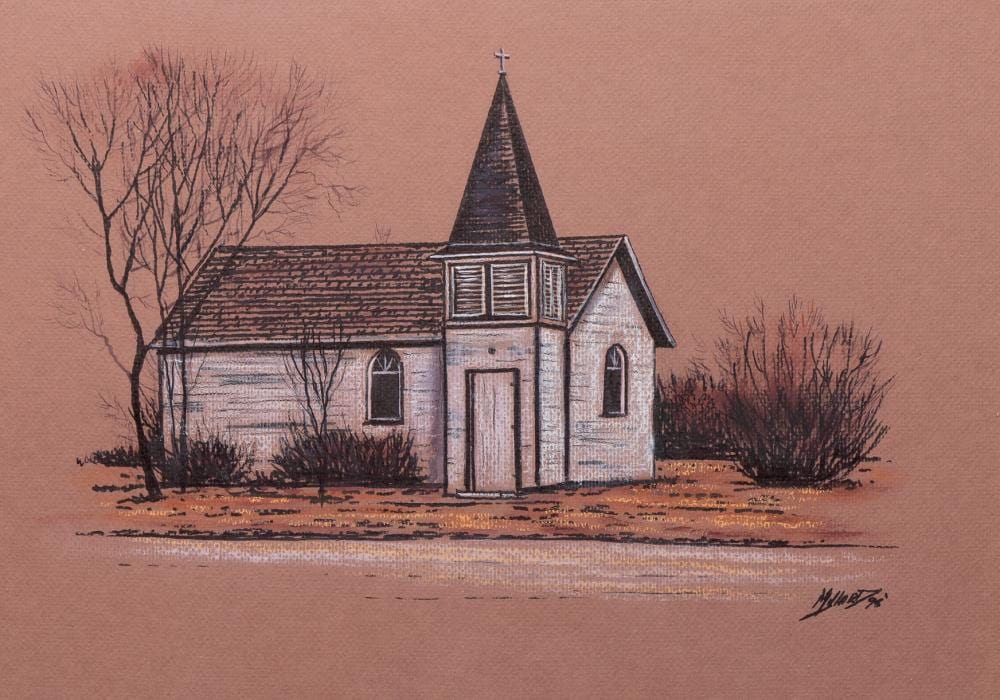 bob millard untitled church · Saskatchewan Network for Art Collecting · 2026-04-26 Bob Millard comparable auction result: bob millard untitled church