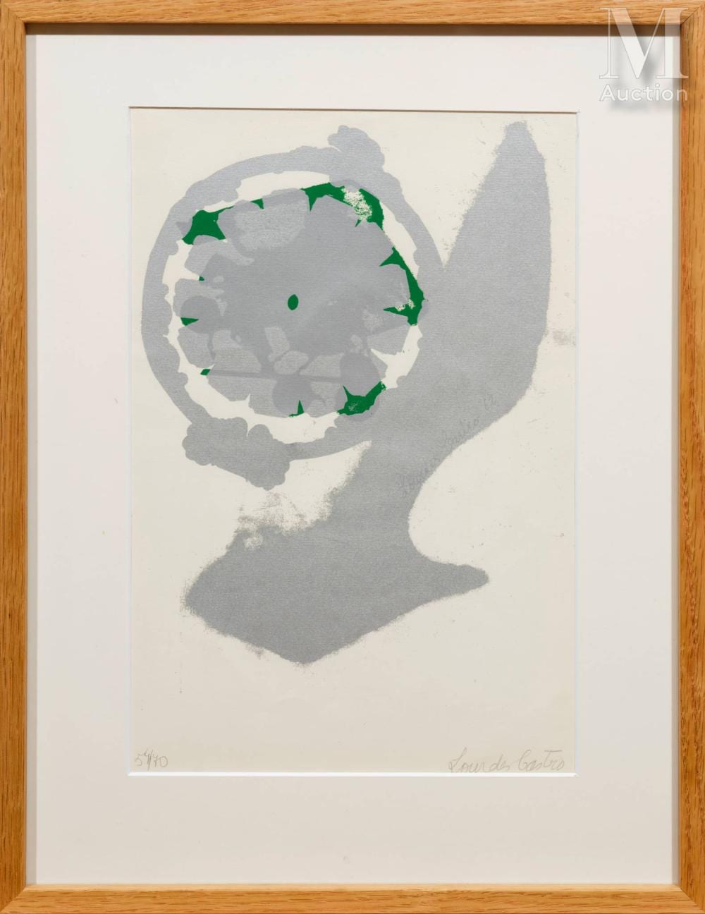 Lourdes Castro comparable auction result: lourdes castro 1930 2022 sans titre pl pour kwy 10 1962