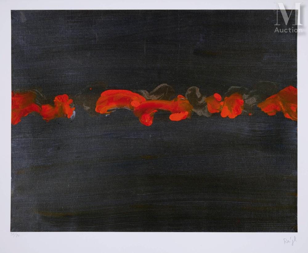 Judit Reigl comparable auction result: judit reigl 1923 2020 sans titre d roulement c 1990