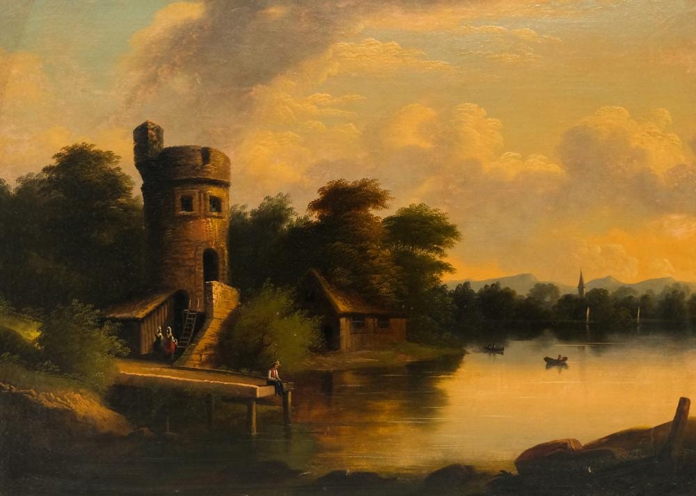 Edmund C. Coates comparable auction result: edmund c coates summer on an italian lake