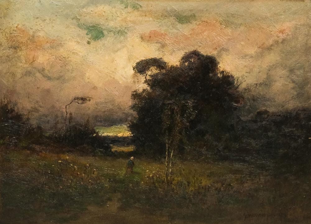 George William Whitaker comparable auction result: george william whitaker new england landscape