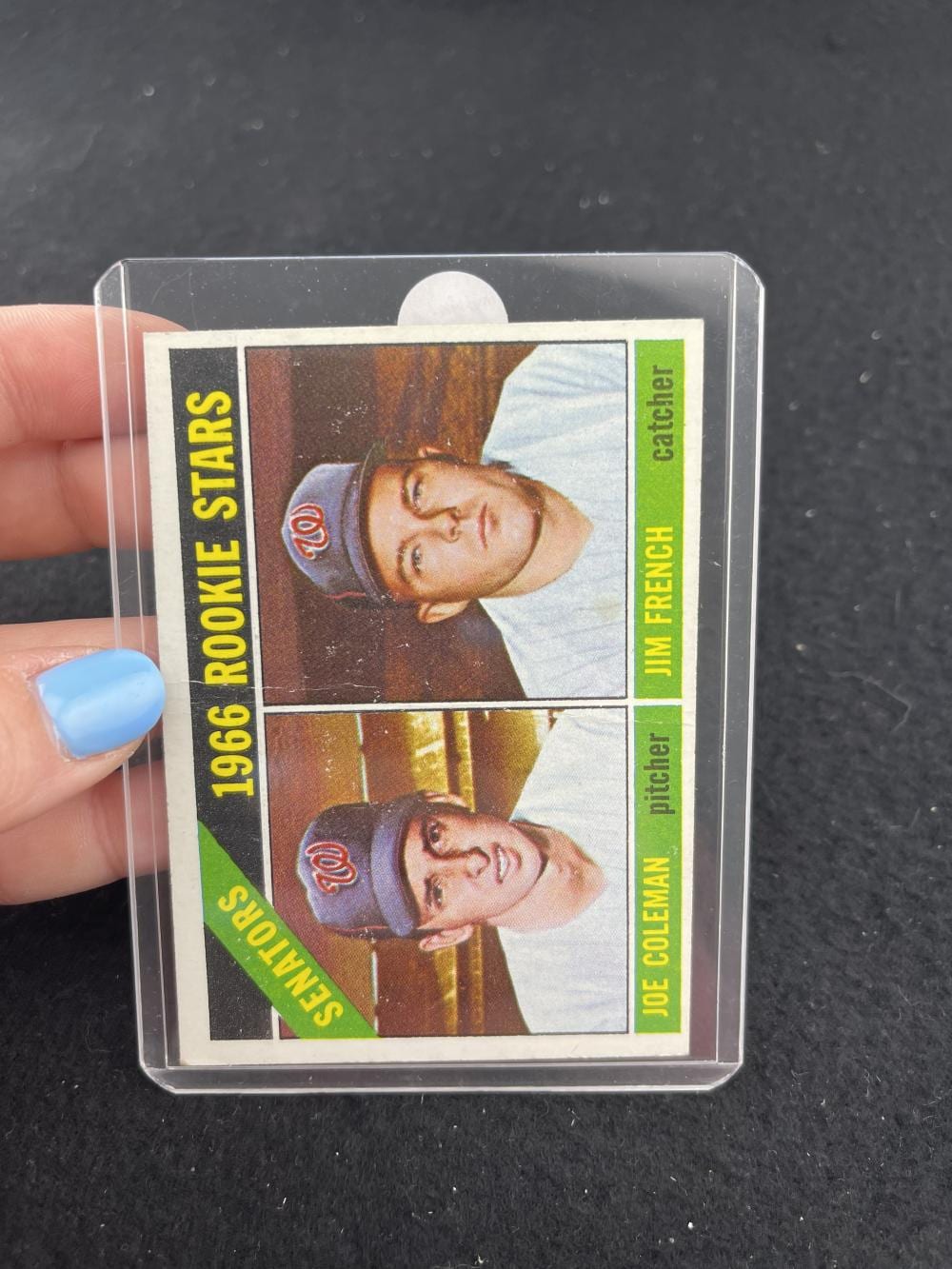 Joe Coleman comparable auction result: joe coleman jim french baseball card