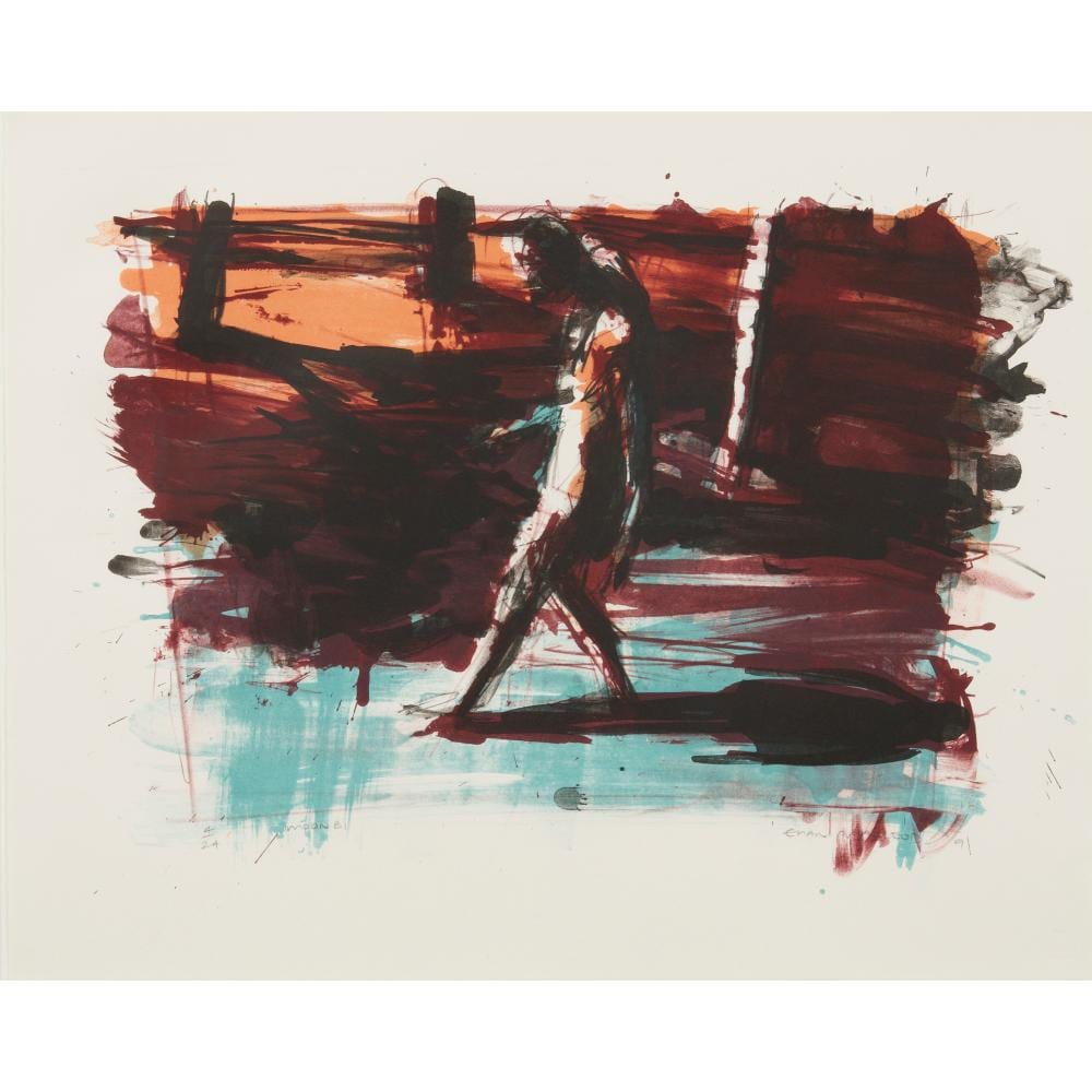 Euan MacLeod comparable auction result: euan macleod born 1956 moon b1 1991 lithograph ed 4 24 46 x 57cm sheet 67 x 77cm frame