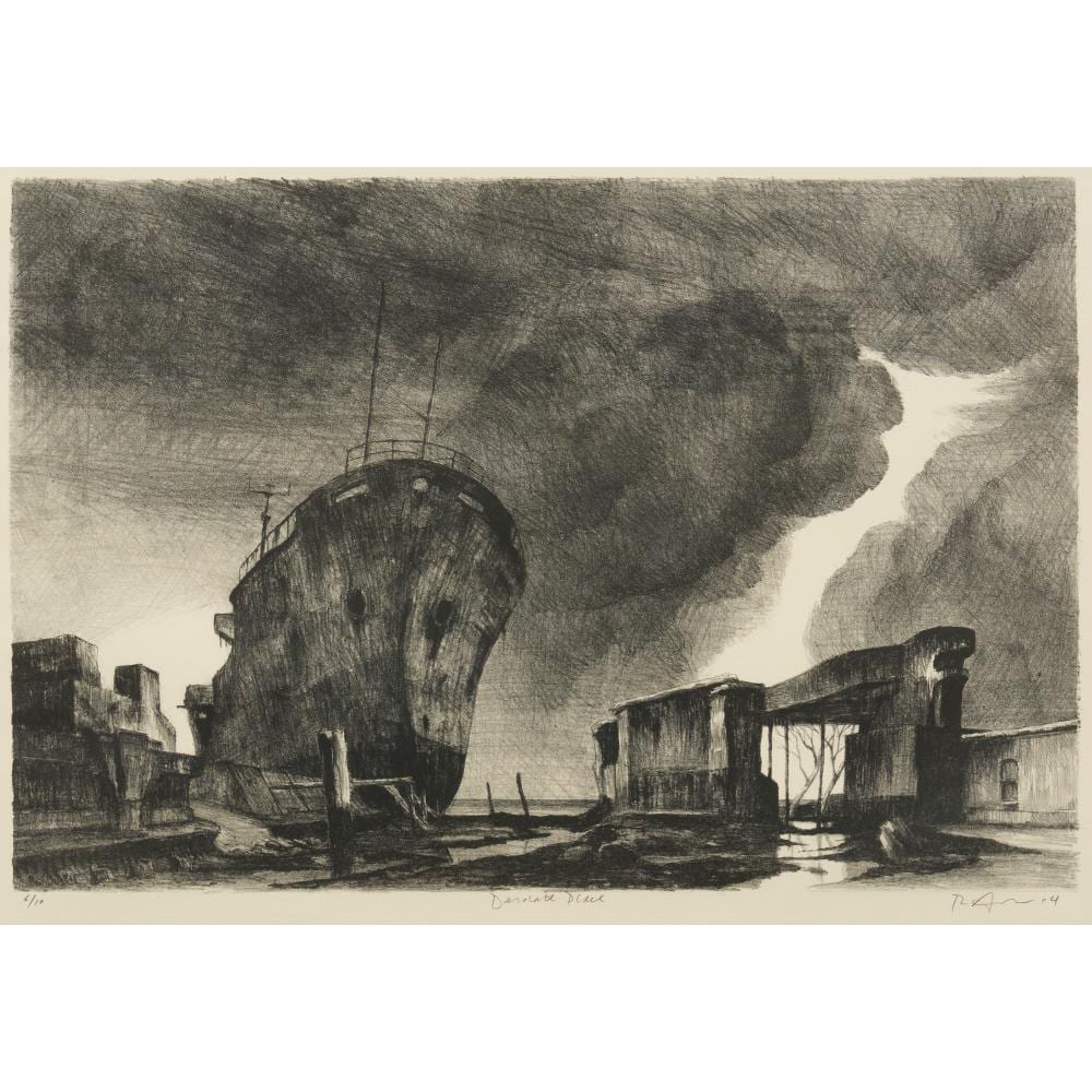 Rick Amor comparable auction result: rick amor born 1948 desolate place 2004 lithograph ed 6 10 46 x 69cm image 56 x 77cm sheet 74 x 94cm frame