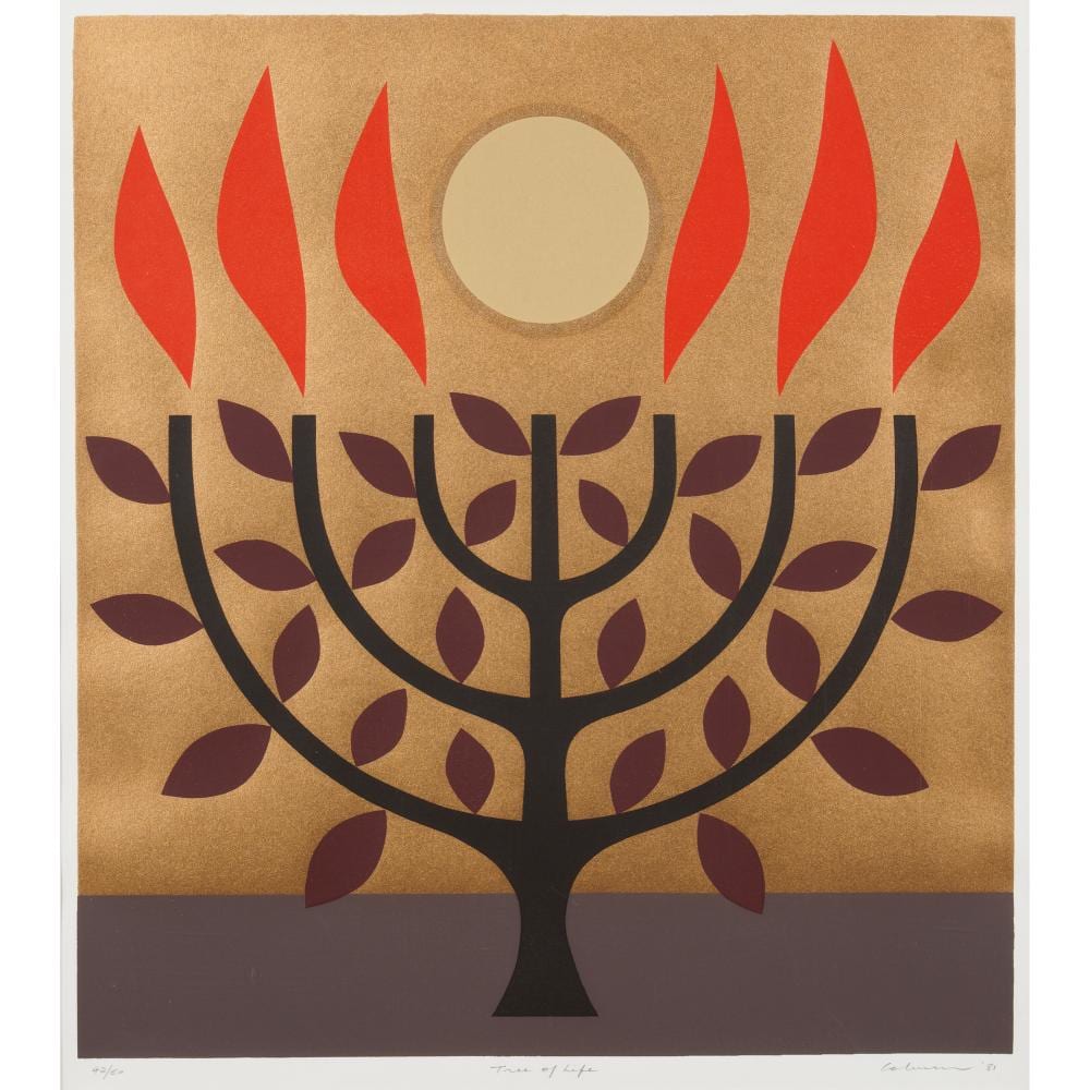 John Coburn comparable auction result: john coburn 1925 2006 tree of life 1981 screenprint ed 42 50 60 x 54cm image 77 5 x 68 5cm frame