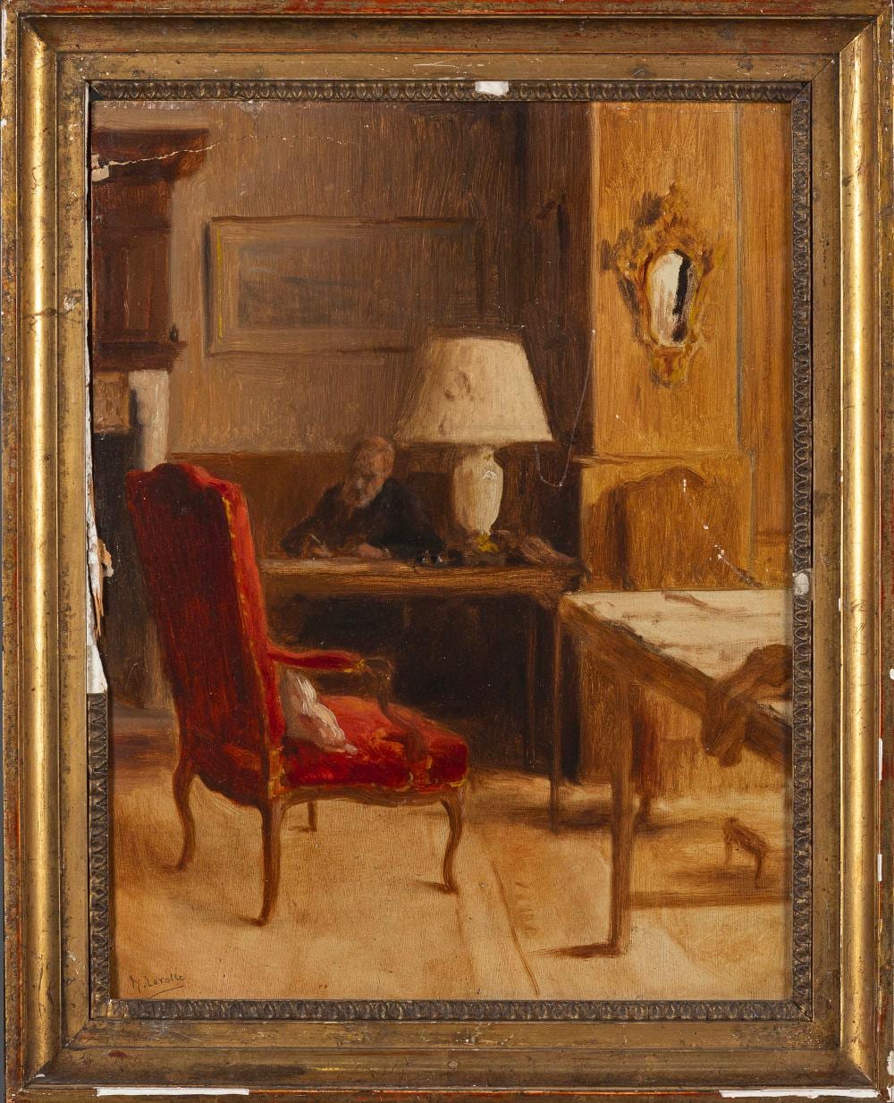 henri lerolle 1848 1929 mon beau p re sa table · Gros-Delettrez · 2026-04-09 Henri Lerolle comparable auction result: henri lerolle 1848 1929 mon beau p re sa table