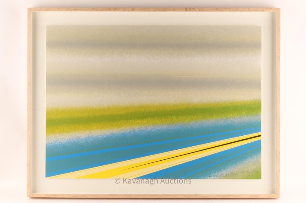 Rita Letendre comparable auction result: rita letendre 1928 2021 noga 1980 serigraph signed canadian hard edge abstraction