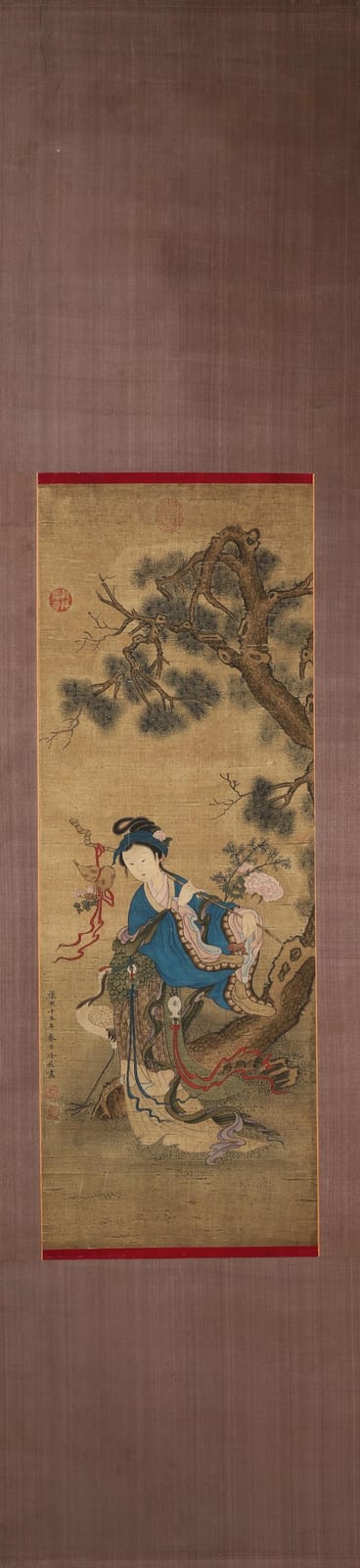 leng mei magu presenting longevity hanging scroll ink and color on silk dated 1676 qing dynasty · Hotspot Auctions · 2026-04-19 Mei Leng comparable auction result: leng mei magu presenting longevity hanging scroll ink and color on silk dated 1676 qing dynasty