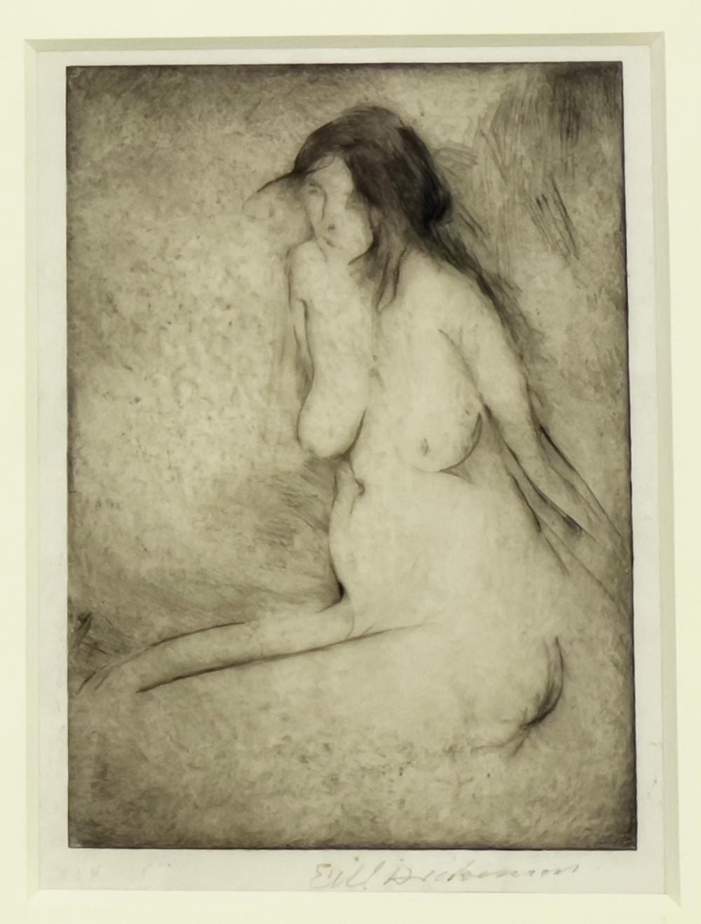 Edwin Walter Dickinson comparable auction result: edwin walter dickinson american boston provincetown 1891 1978 etching