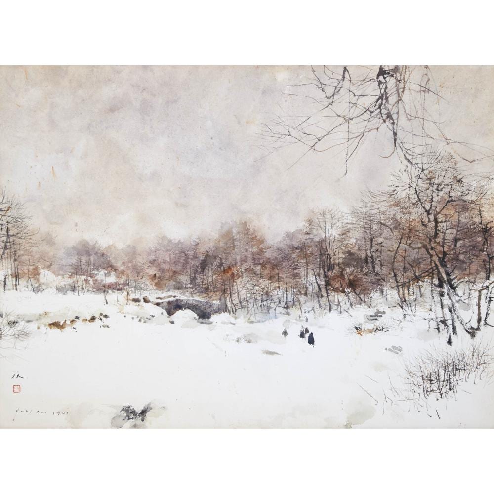 Chen Chi comparable auction result: chen chi 1912 2005 winter in central park 1912 2005 1961