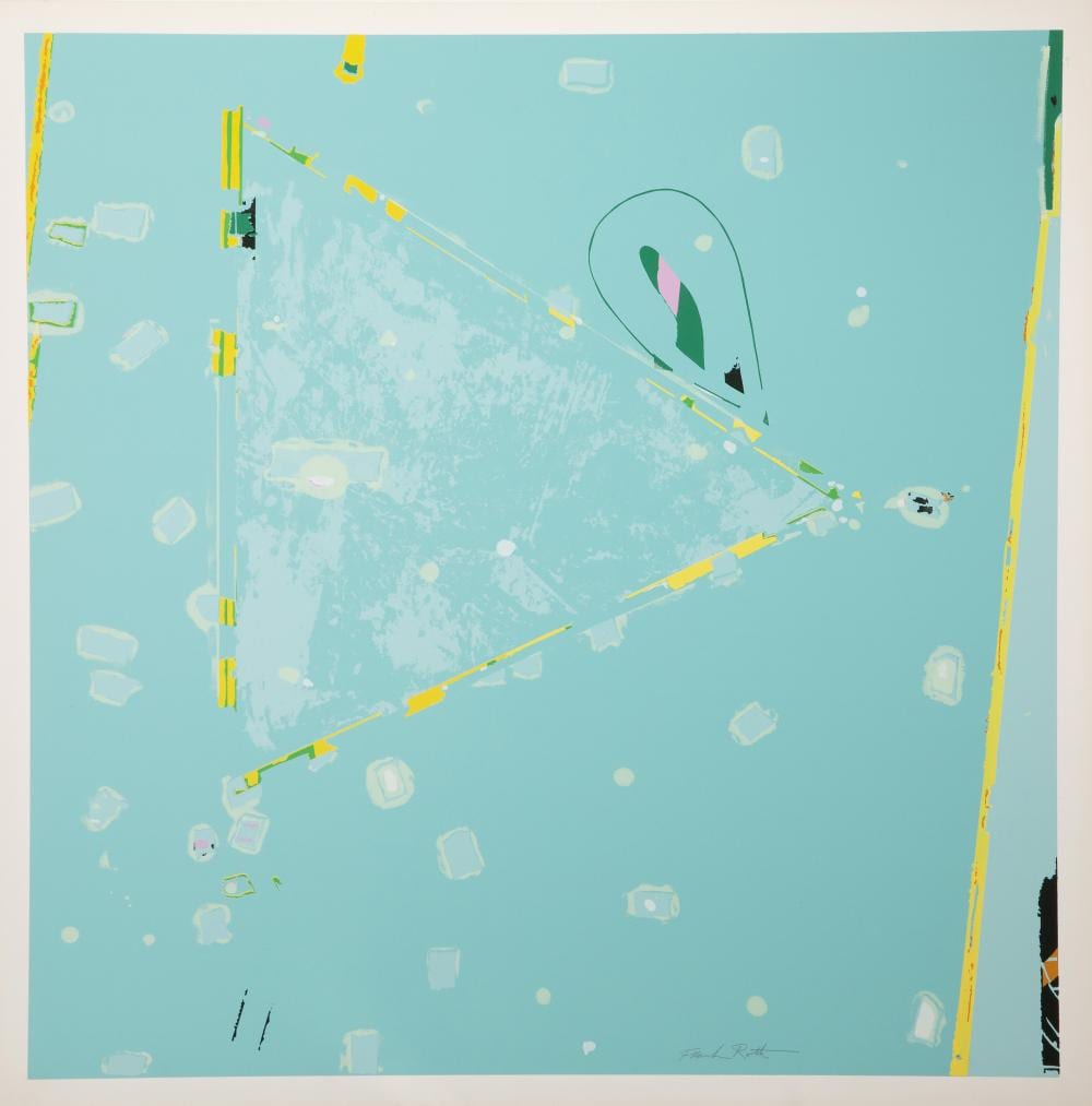Frank Roth comparable auction result: frank roth abstract composition ii screenprint