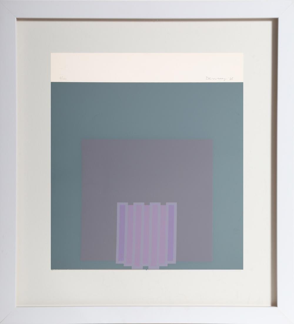Robyn Denny comparable auction result: robyn denny april screenprint