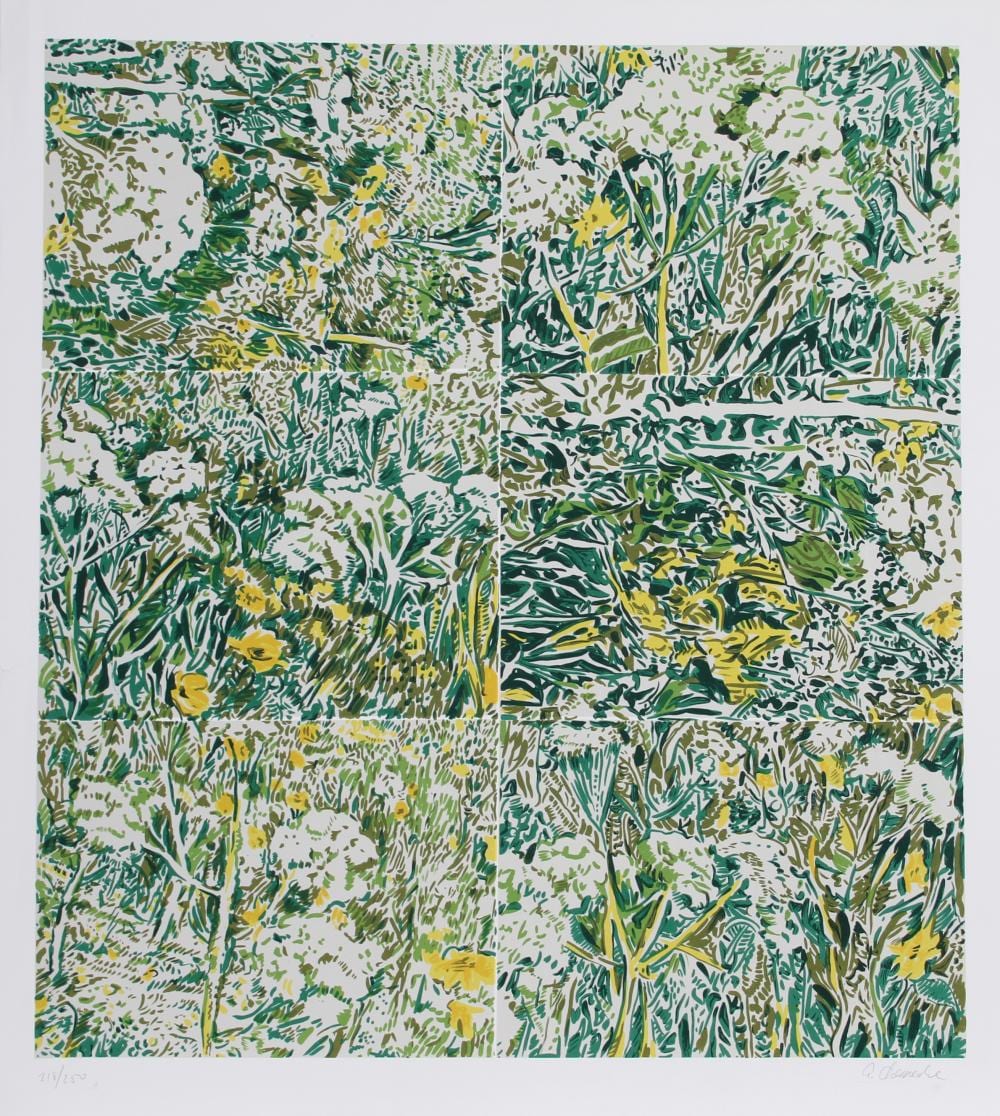 George Chemeche comparable auction result: george chemeche composed field iii screenprint