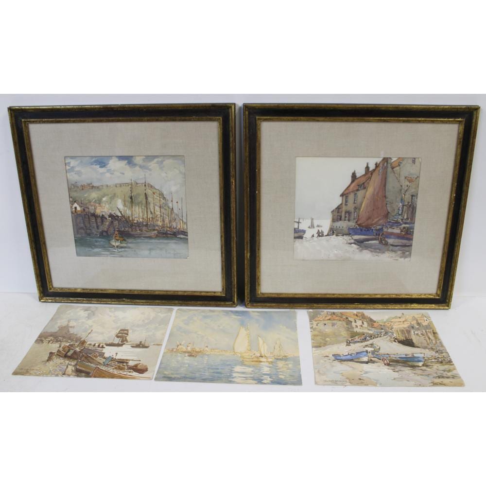 Nelson Dawson comparable auction result: nelson dawson british 1859 1941 5 works