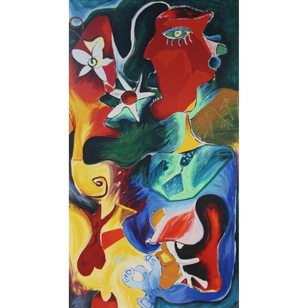 Alexandra Nechita comparable auction result: alexandra nechita romanian american b 1985