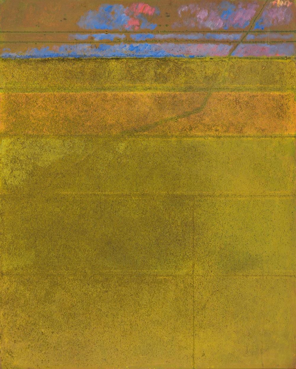 György Kepes comparable auction result: gy rgy kepes measured horizon oil and sand on canvas 1971