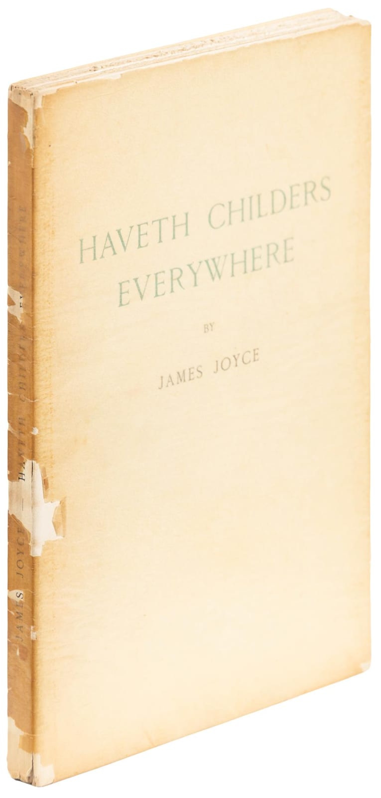 James (1882) Joyce comparable auction result: james joyce haveth childers everywhere 1 500